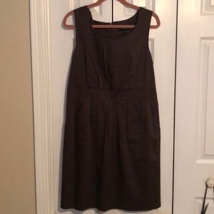Brown Sleeveless Dress